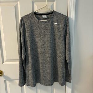 Gymshark Charcoal Long Sleeve Men's Tee